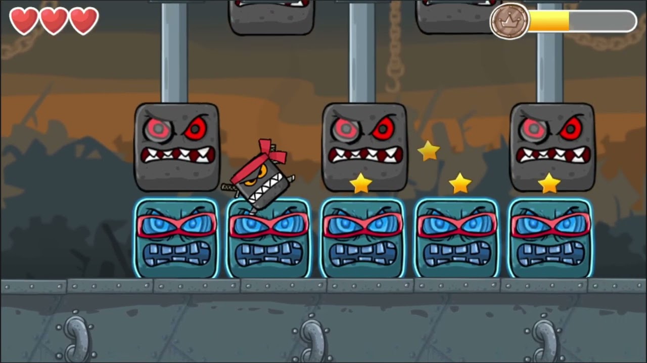 Red Ball 4 vs Ninja Mini Boss Factory