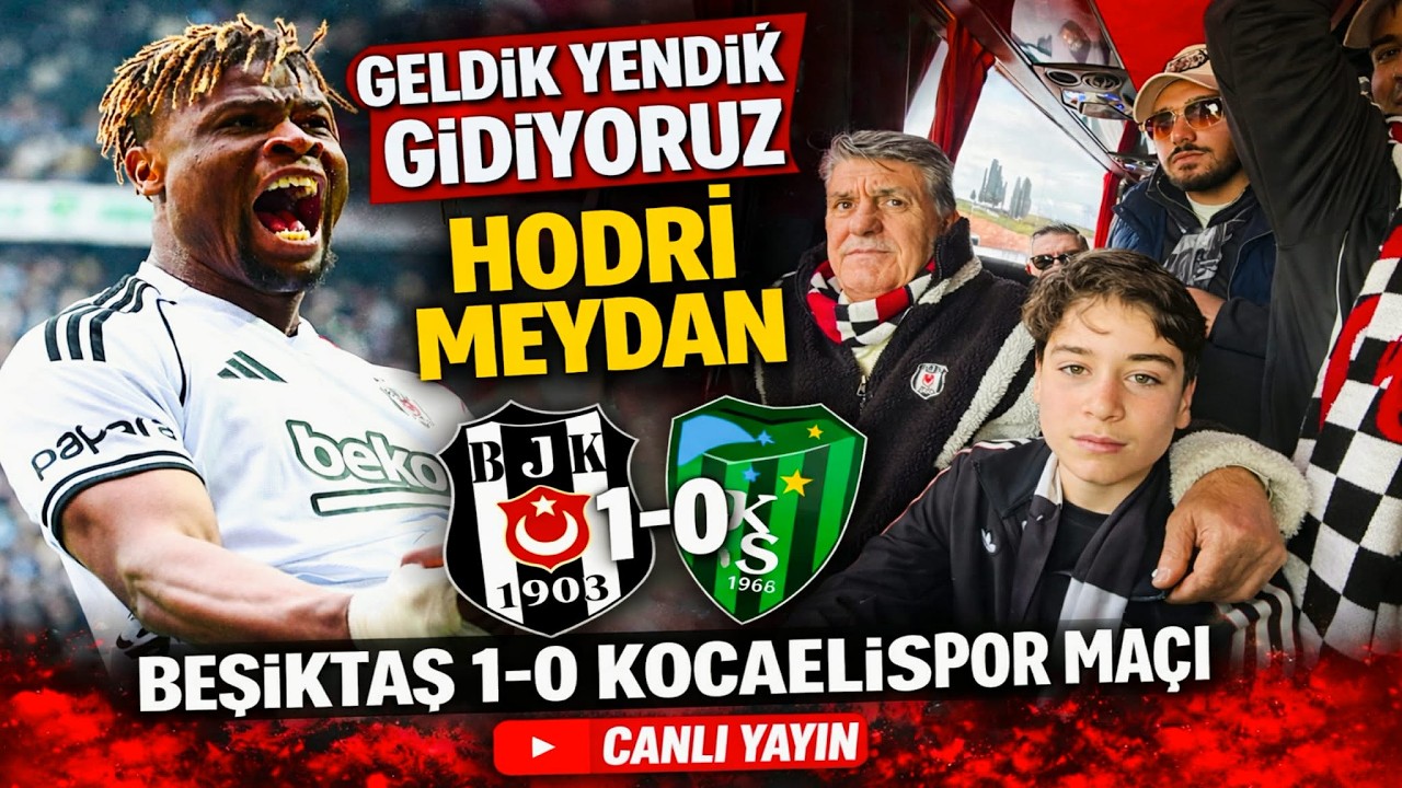 GELDİK YENDİK GİDİYORUZ! 💪 Beşiktaş 1-0 Kocaelispor | Hodri Meydan | Maç Sonu Canlı Yayın