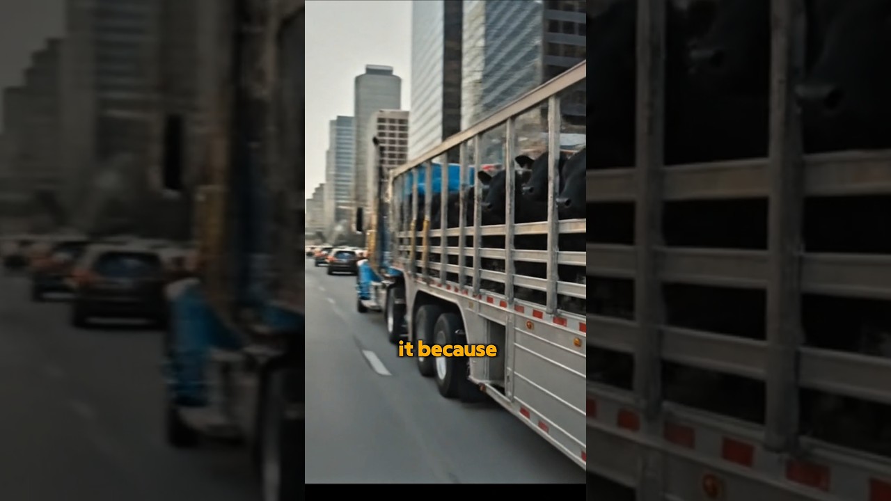 I always leave the left lane for cattle haulers 