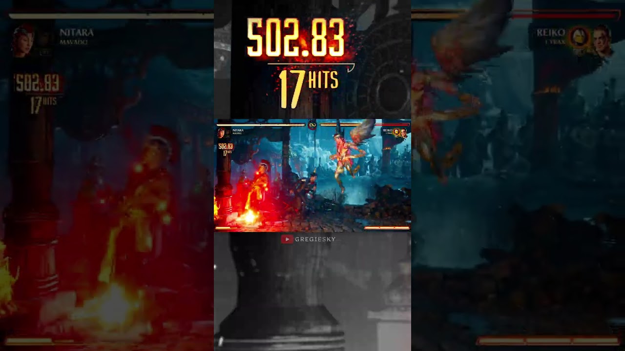 523 Damage - Nitara & Mavado Combo Combination - Mortal Kombat 1 Combos