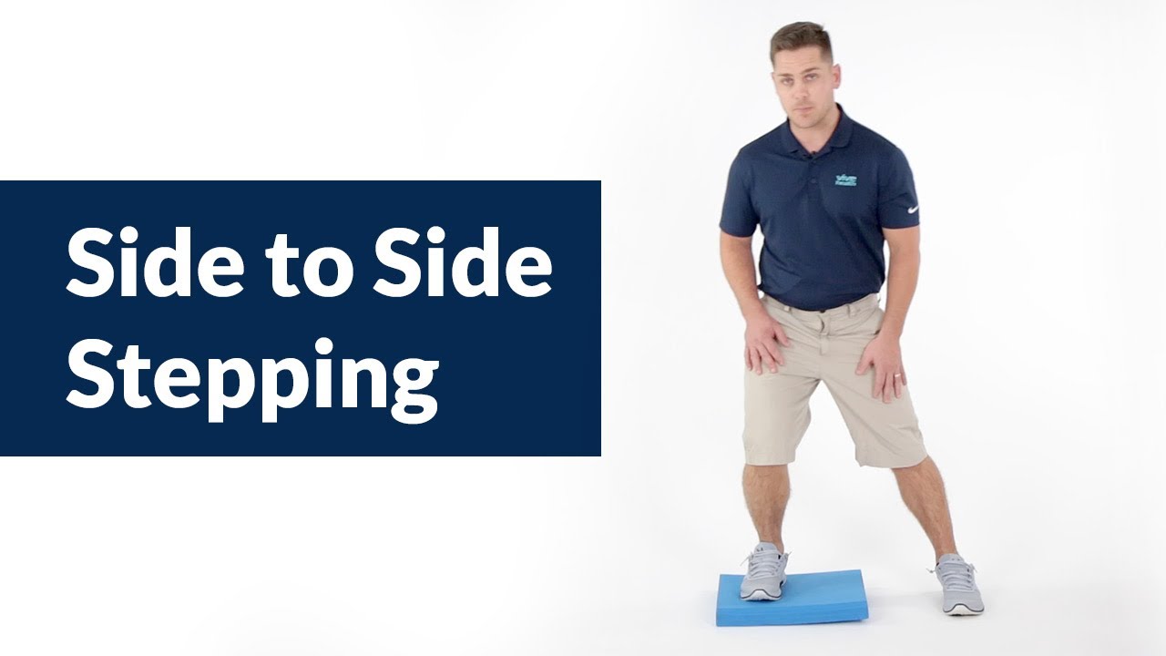 Balance Pad Exercises - Side Stepping