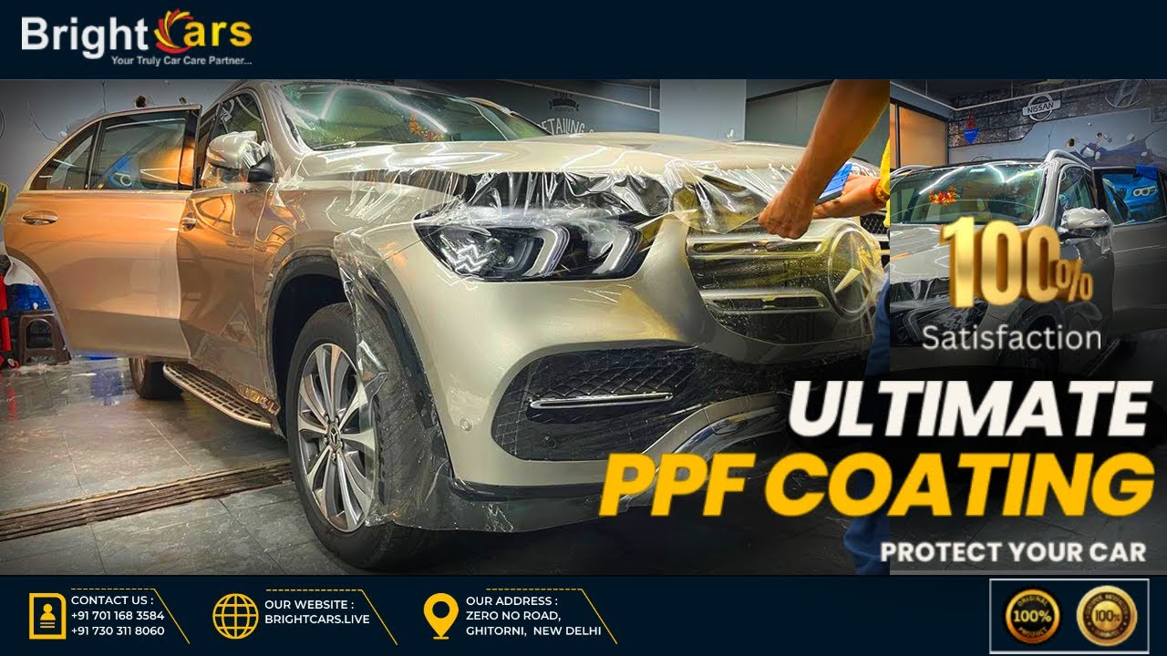 Bright Cars: Premium Car PPF Coating #Mercedes | ❤️&zwj;🔥 High-Gloss Ultra Paint Protection