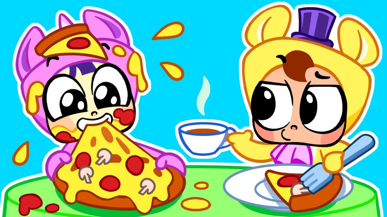 👶 Let's Make Pizza 🍕 First Time at the Restaurant 🧑‍🍳 Cartoons for Kids