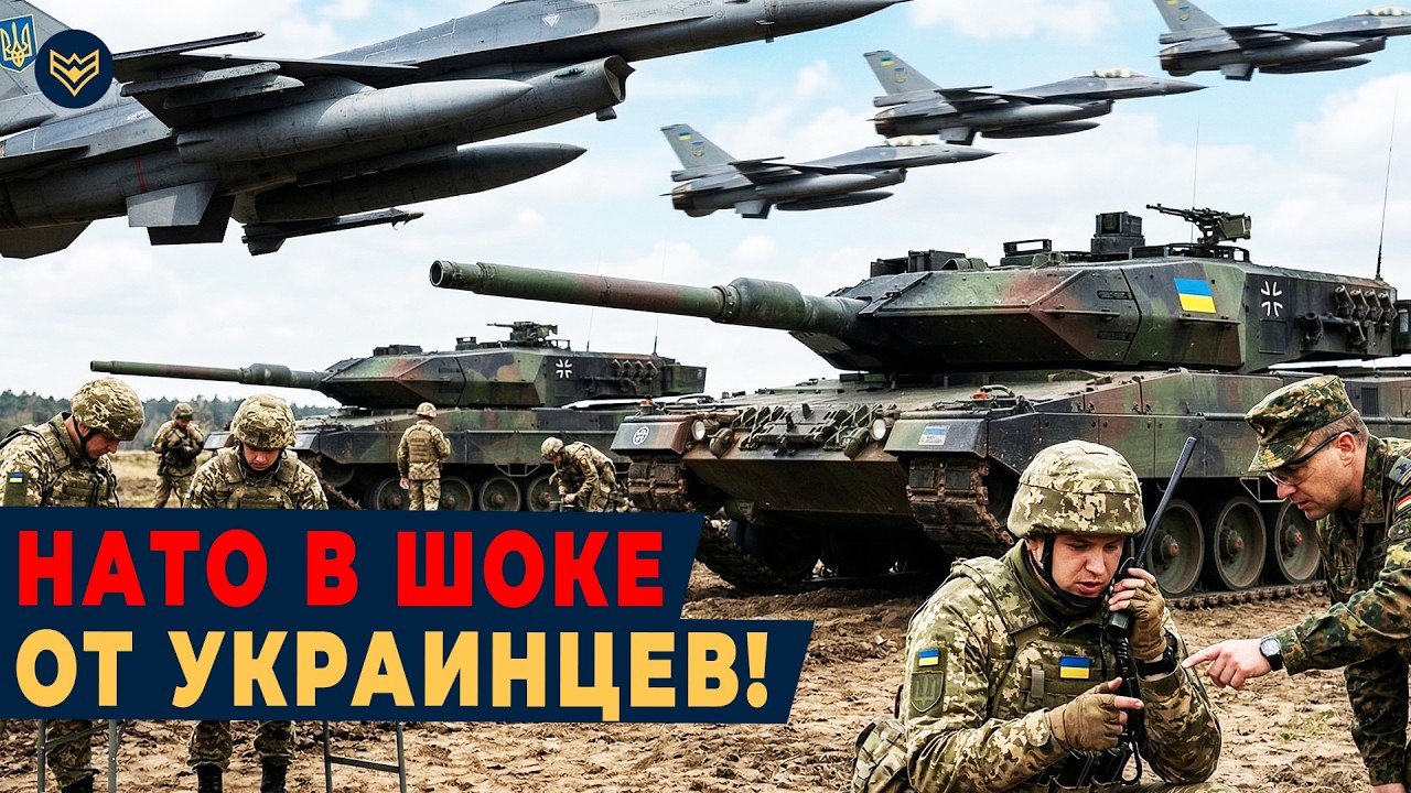Украинские военные ШОКИРОВАЛИ НАТО! Пилоты и артиллеристы осваивают западную технику за недели!