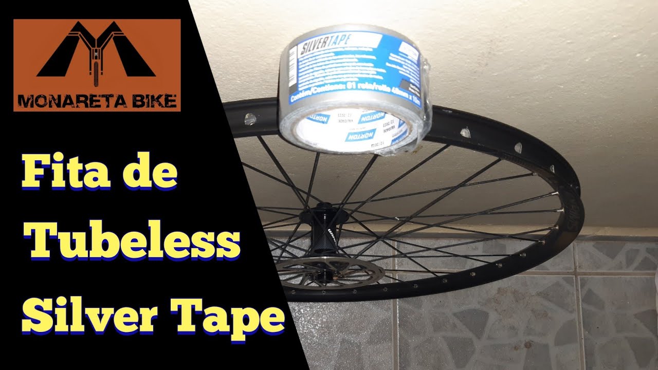 Fita para Tubeless com Silver Tape.