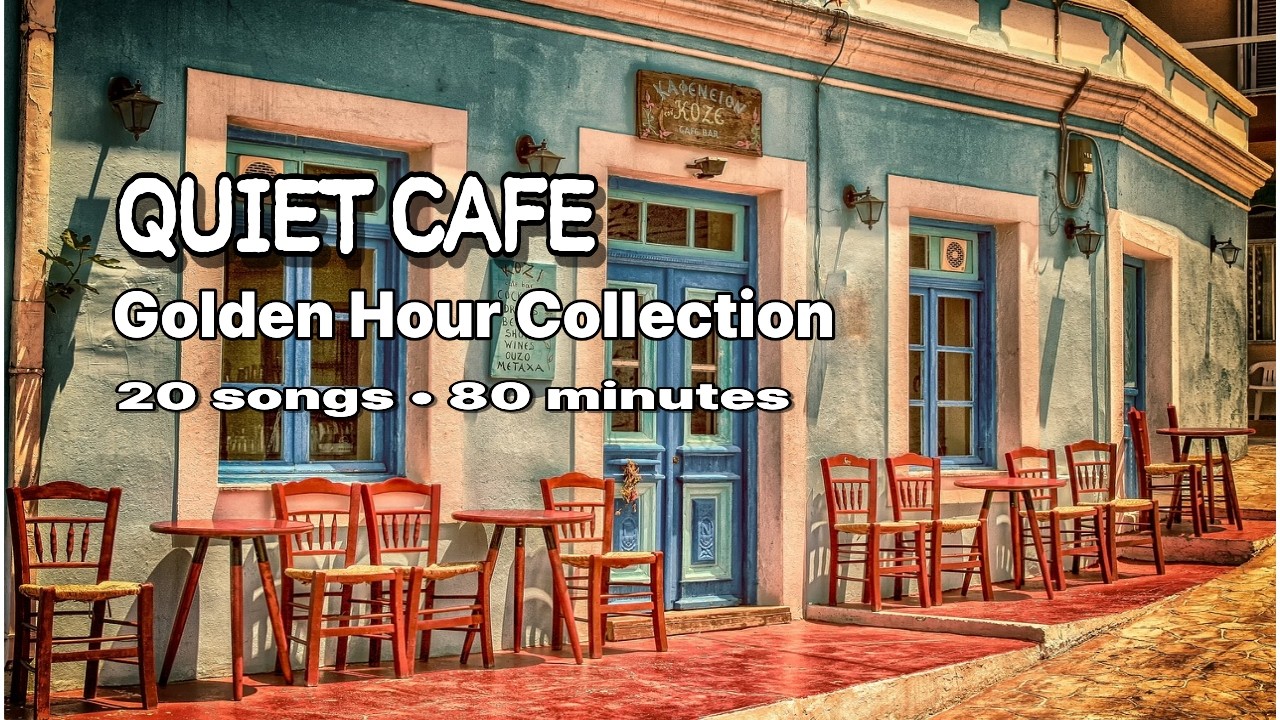 Golden Hour Focus Music – 20 Cozy Cafe Songs for Study, Work & Relaxation (1 Hour 20 Min)