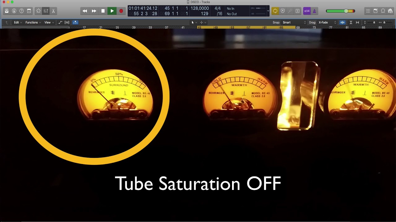 Behringer T1954 Tube Saturation