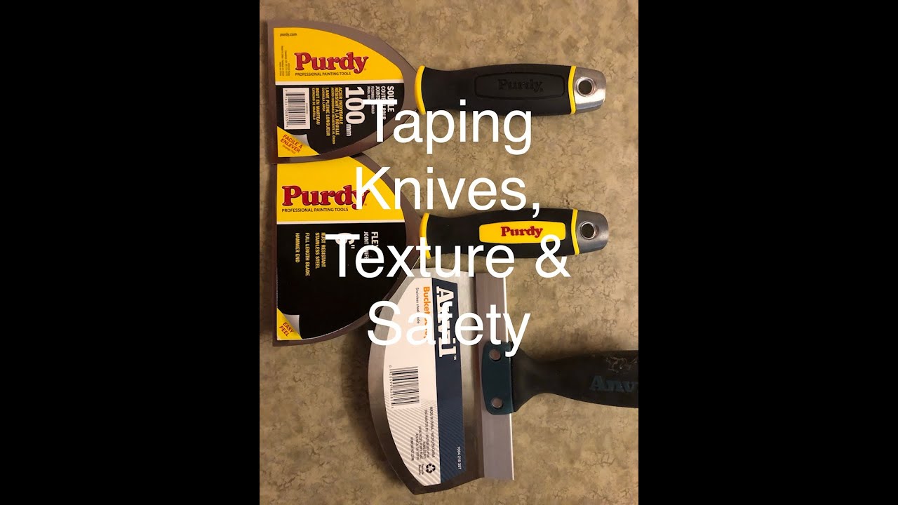 Taping Knives, Texture Tools, & Job Safety - Spencer Colgan
