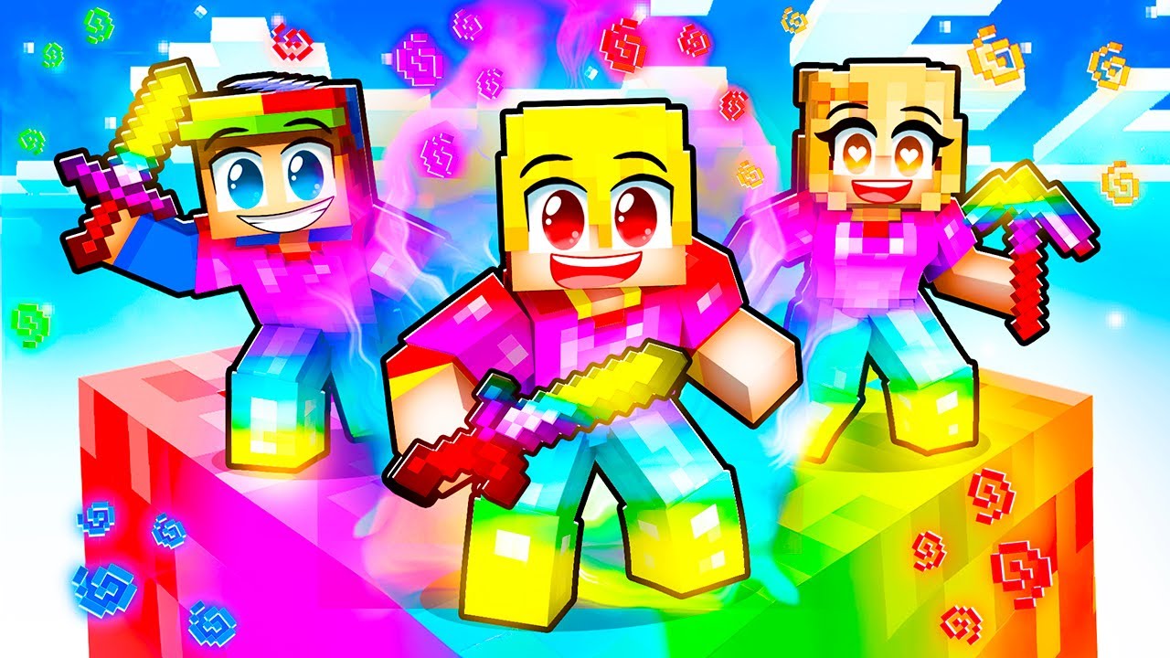 Surviving One OP Block in Minecraft!