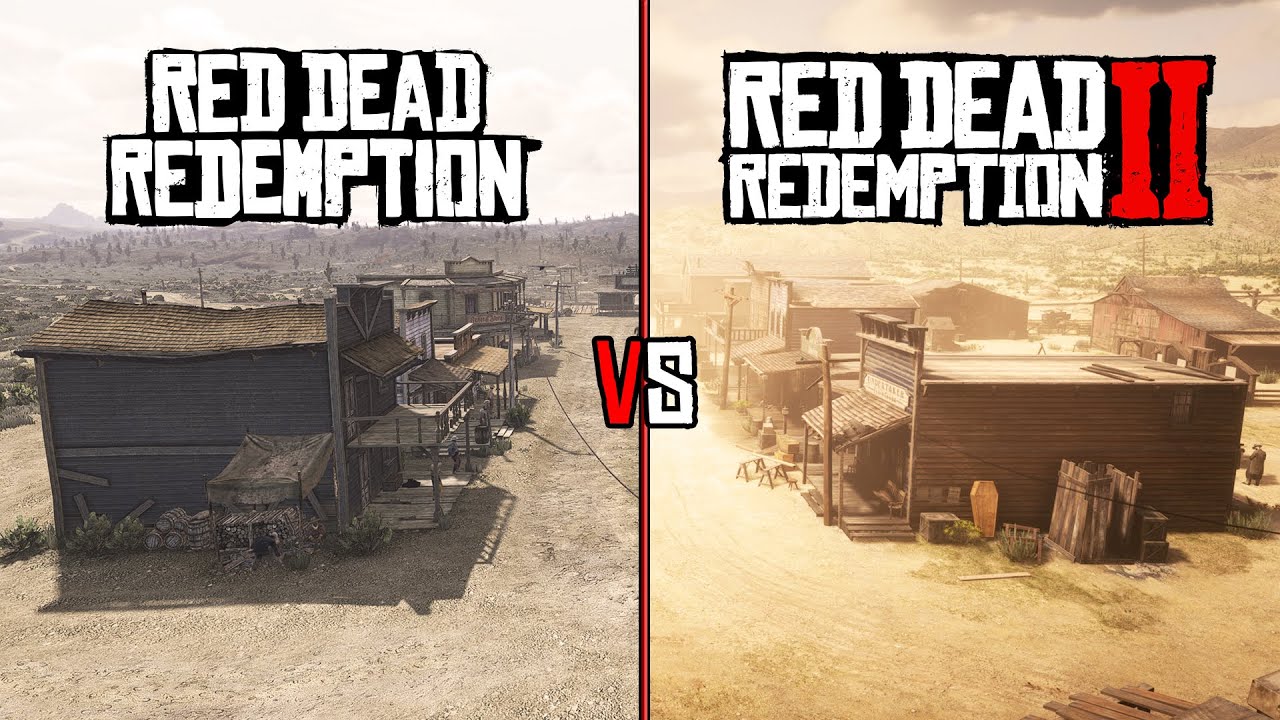 I Compared Red Dead 1 Map With Red Dead 2 Map | New Austin