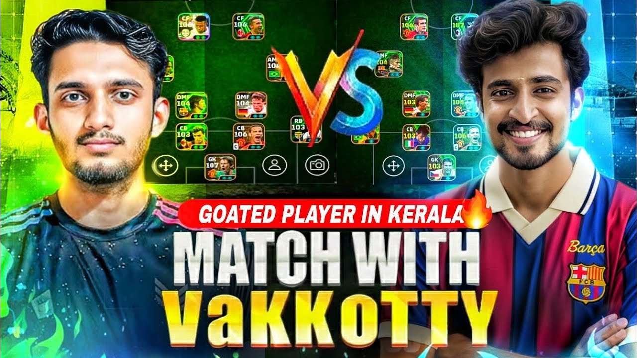 VaKKoTTy Gaming 🆚Nurse Gaming📈Gameplay with Best efootball player in Kerala❤️💥@VaKKoTTy_Gaming 