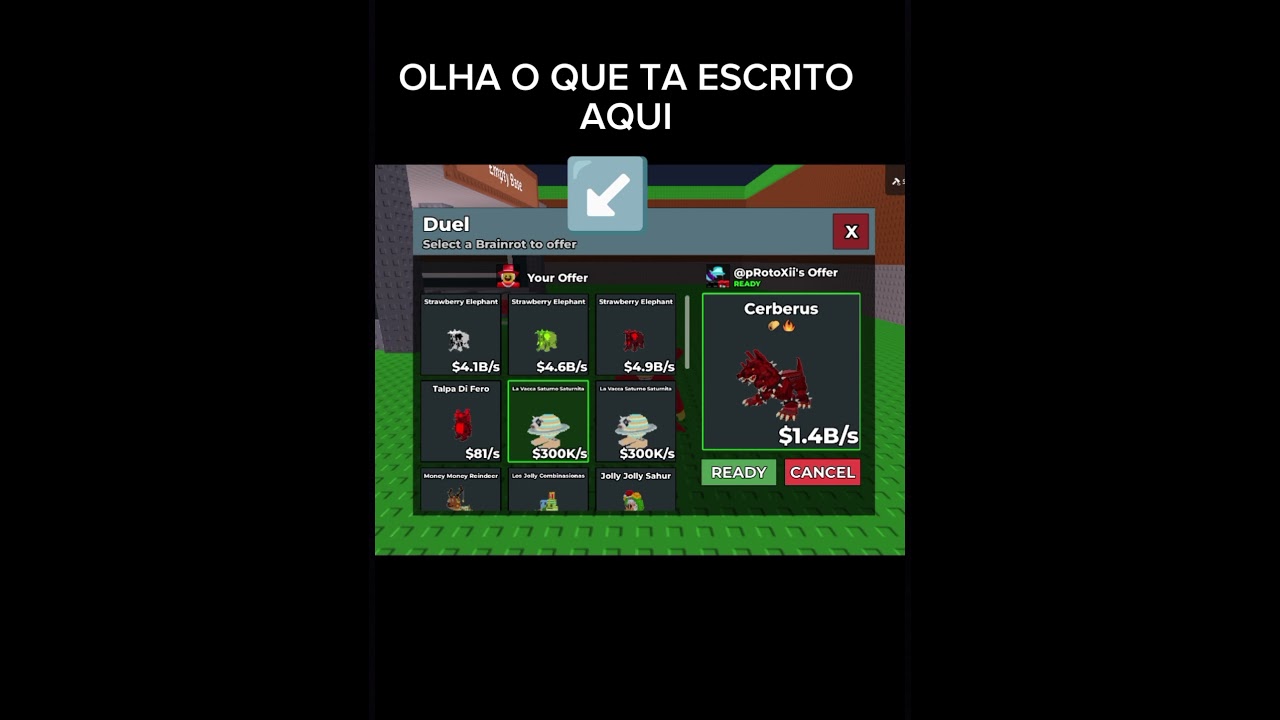 SERÁ QUE VAI SER ASSIM? 🤯 @roblox @roubeumbrainrot @jogos