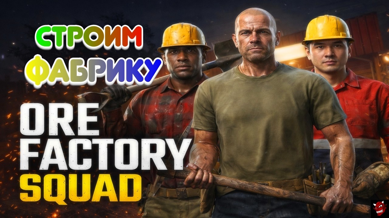 Ore Factory Squad ⛏️ Demo - строительство фабрики