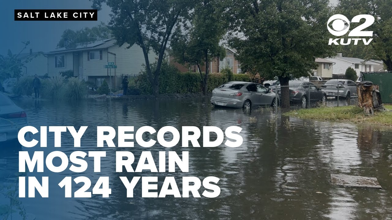 Salt Lake City records highest rain totals in more than 120 years