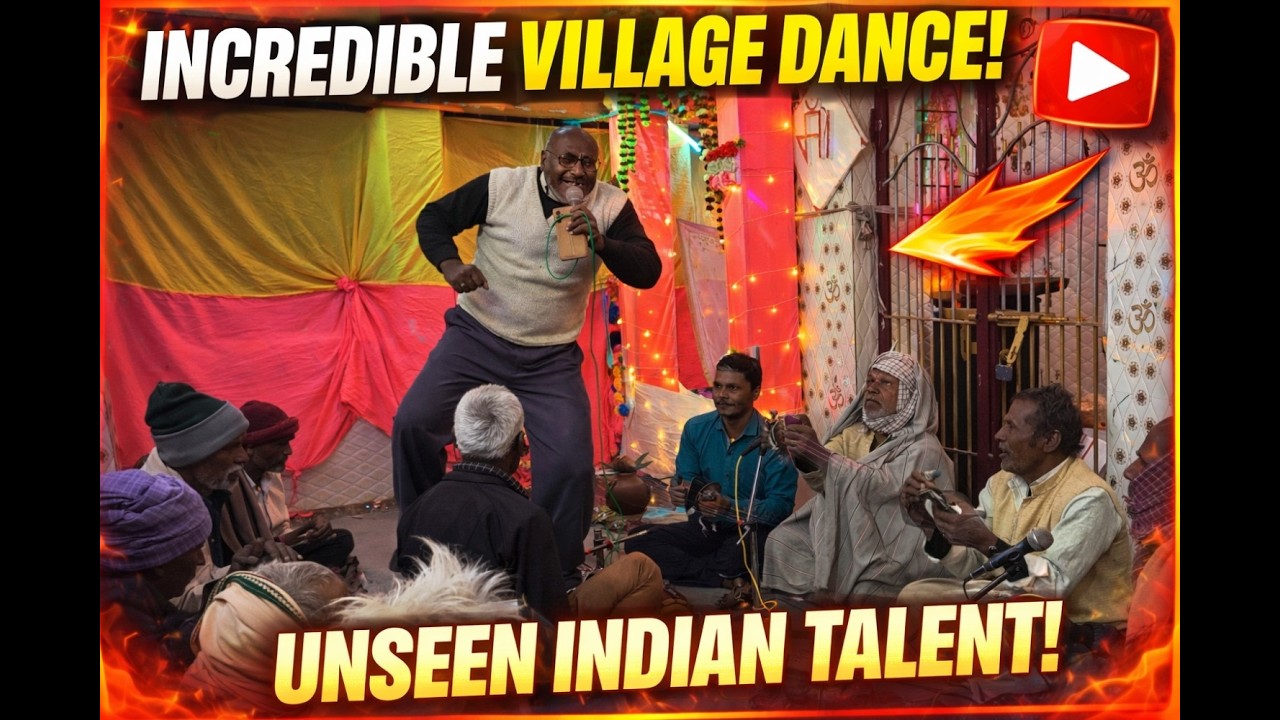 Unseen Indian Village Talent 😱 | Local Dance & Live Folk Music Performance