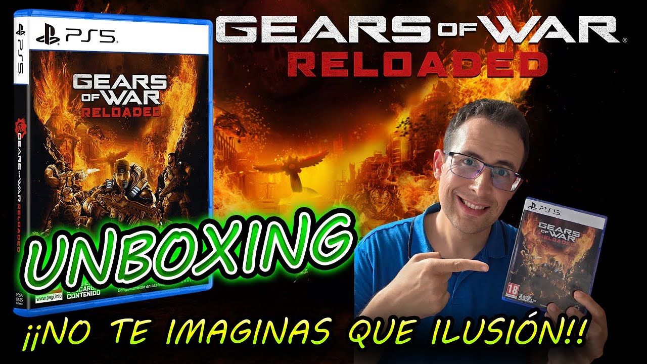 💥INCREÍBLE UNBOXING💣 GEARS OF WAR RELOAD🔥 para PLAYSTATION 5