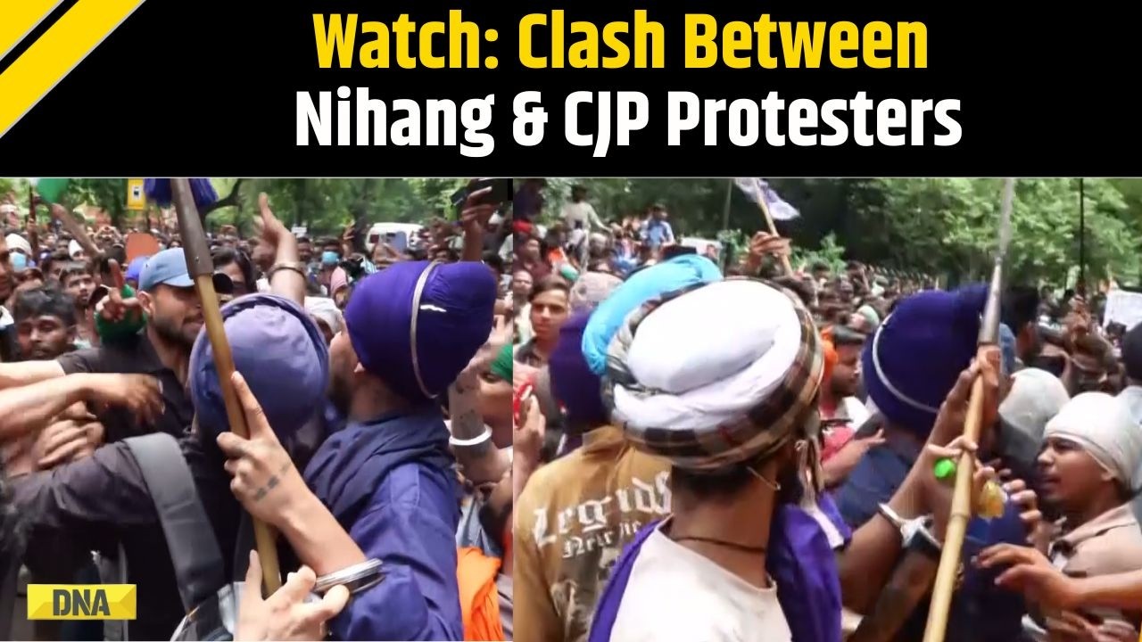 CJP Protest: Clash between Nihang and CJP protesters at Jantar-Mantar In Delhi | Abhijeet Dipke