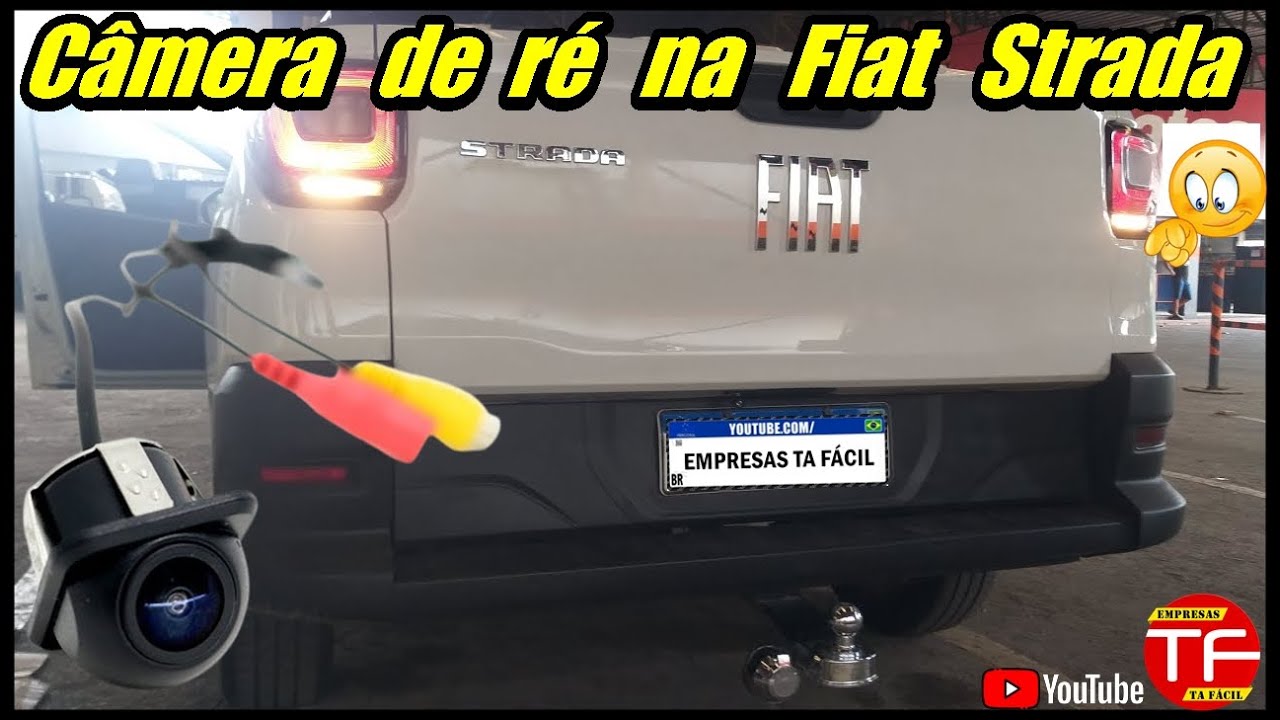 Como instalar câmera de ré na Nova Fiat Strada