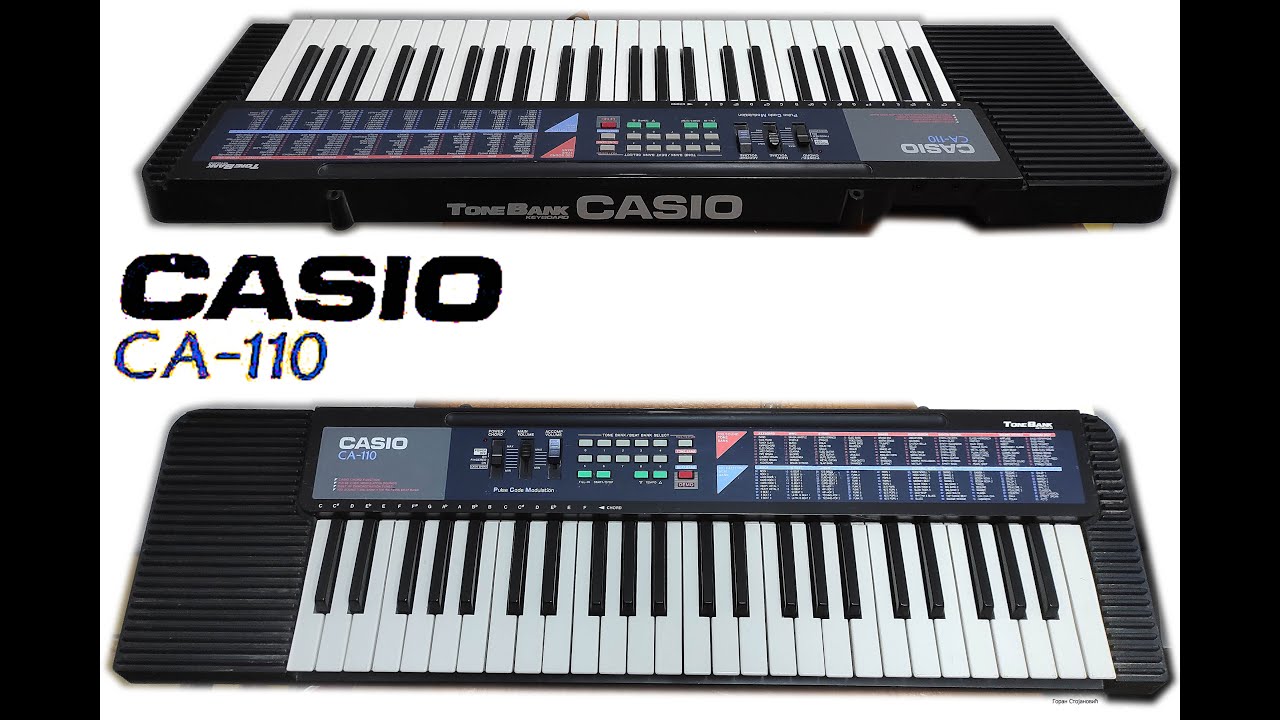 CASIO CA-110 (sound and styles demonstration) HiQ sound and playing
