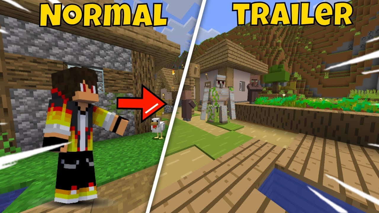 I Beat the Ender Dragon in Minecraft TRAILER World‼️