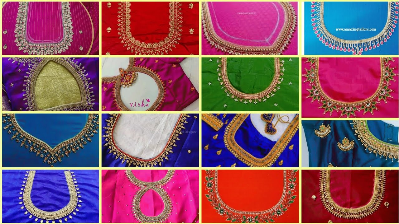 50 Stunning Bridal Blouse Designs | Latest Maggam Work Blouse Design | bridal blouse designs