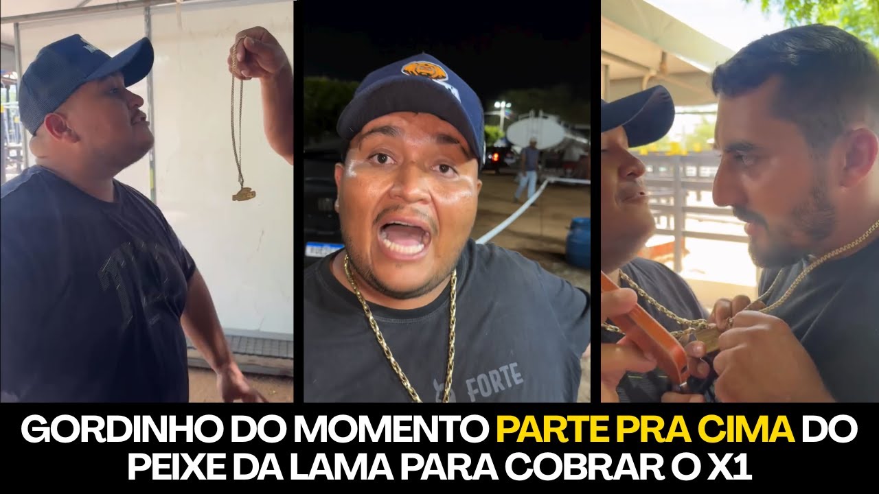 MUIDO GRANDE X1 GORDINHO DO MOMENTO CONTRA PEIXE DA LAMA A REVANCHE, VEJA ATE O FINAL - CONFIRA