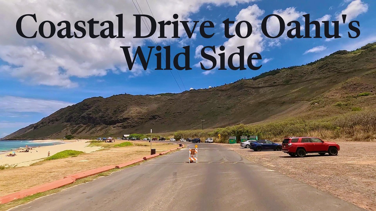 Driving from Waikiki to Keawaula Beach (Yokohama Bay) | Scenic Oahu Road Trip 🌺🚗