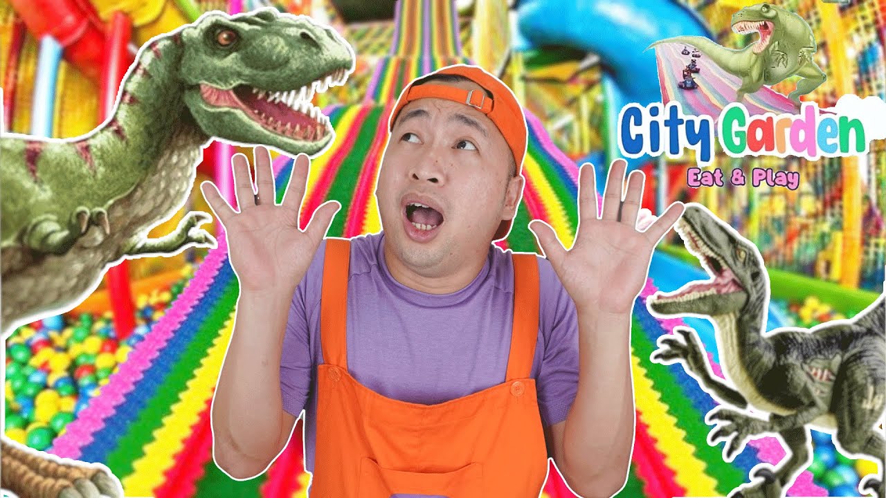 BANG BENT BERMAIN DI CITY GARDEN PLAYGROUND | INDOOR PLAYGROUND | MAKAN SESUAI EMOJI