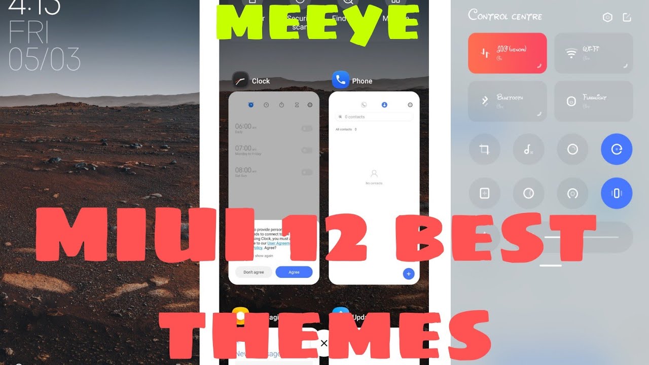 Best MIUI 12 theme with icons,status bar, volume up down and setting