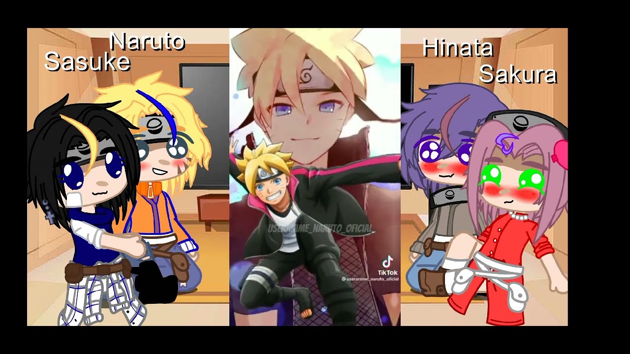 Los personajes de Naruto reaccionan al SasuNaru y SakuHina