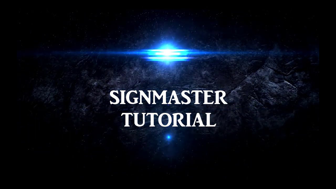 Signmaster Arms Offset Calibration