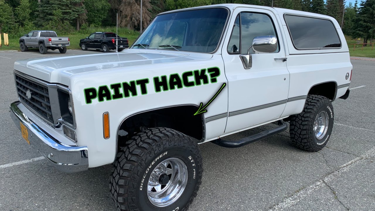 CHEAP PAINT PROJECT | 1976 K5 CHEVY BLAZER