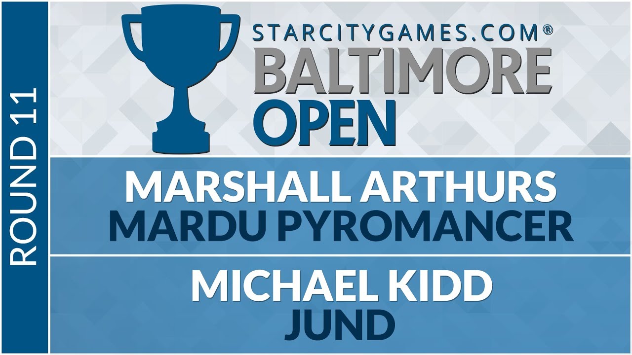 SCGBALT: Round 11 - Marshall Arthurs vs Michael Kidd [Modern]