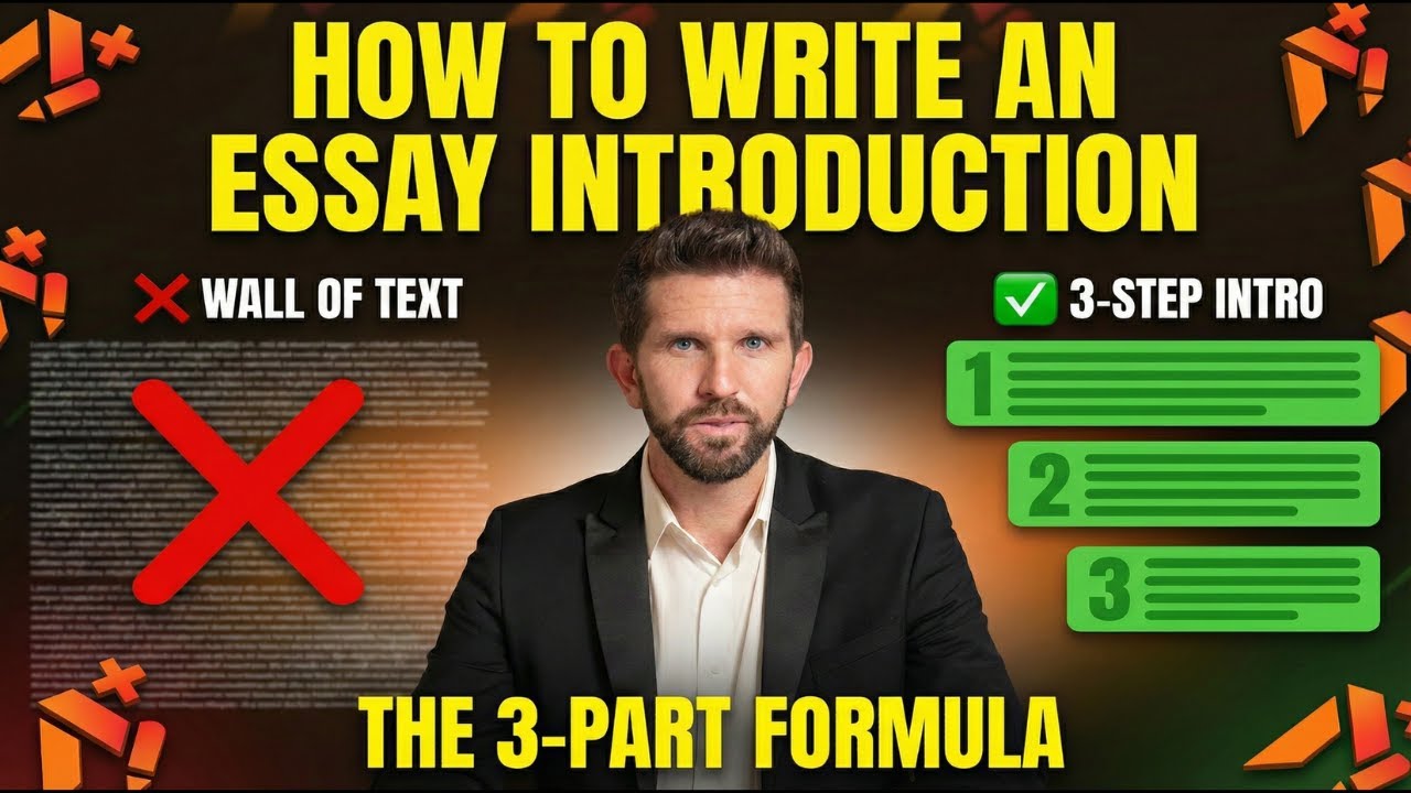 How to Write an Essay Introduction: The 3-Part Formula (A+ Standard)