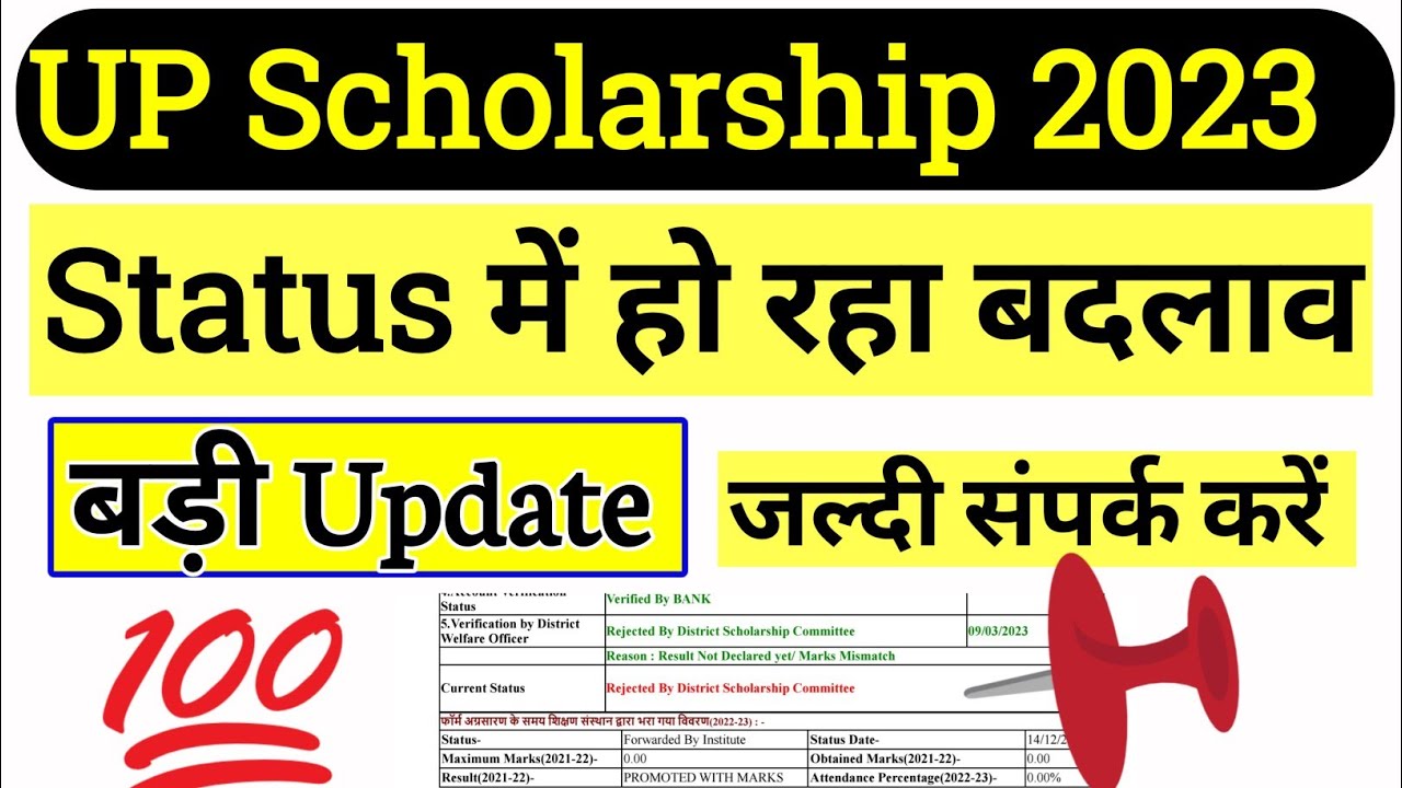 बड़ी Update😳: B.Ed Scholarship 2023 Update | UP Scholarship Status Update ? | @ThePerfectStudy