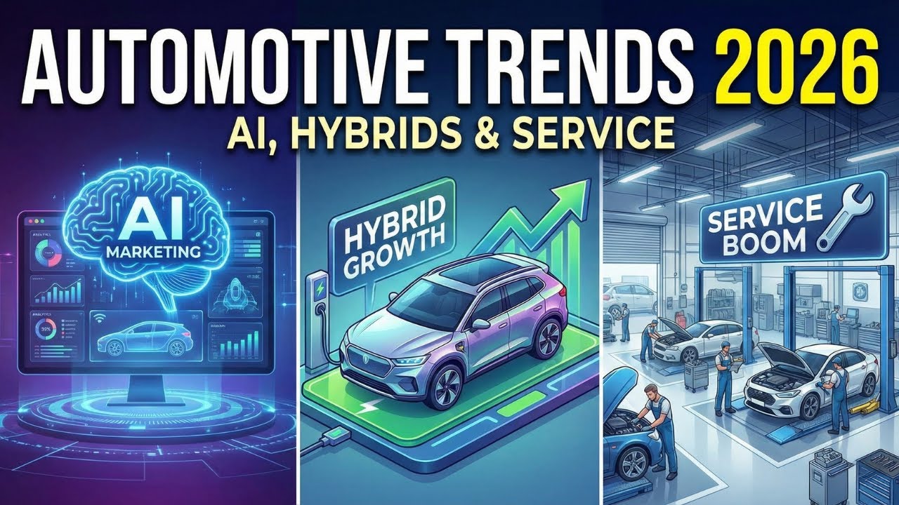 Automotive Industry Trends 2026: AI Marketing, Hybrid Growth & The Service Boom