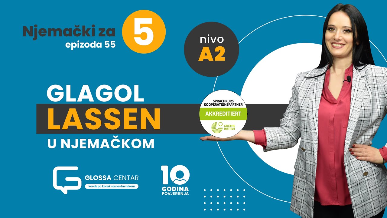 Njemački za 5 - Glagol lassen u njemačkom jeziku - njemački A2 (sezona 3 epizoda 55)