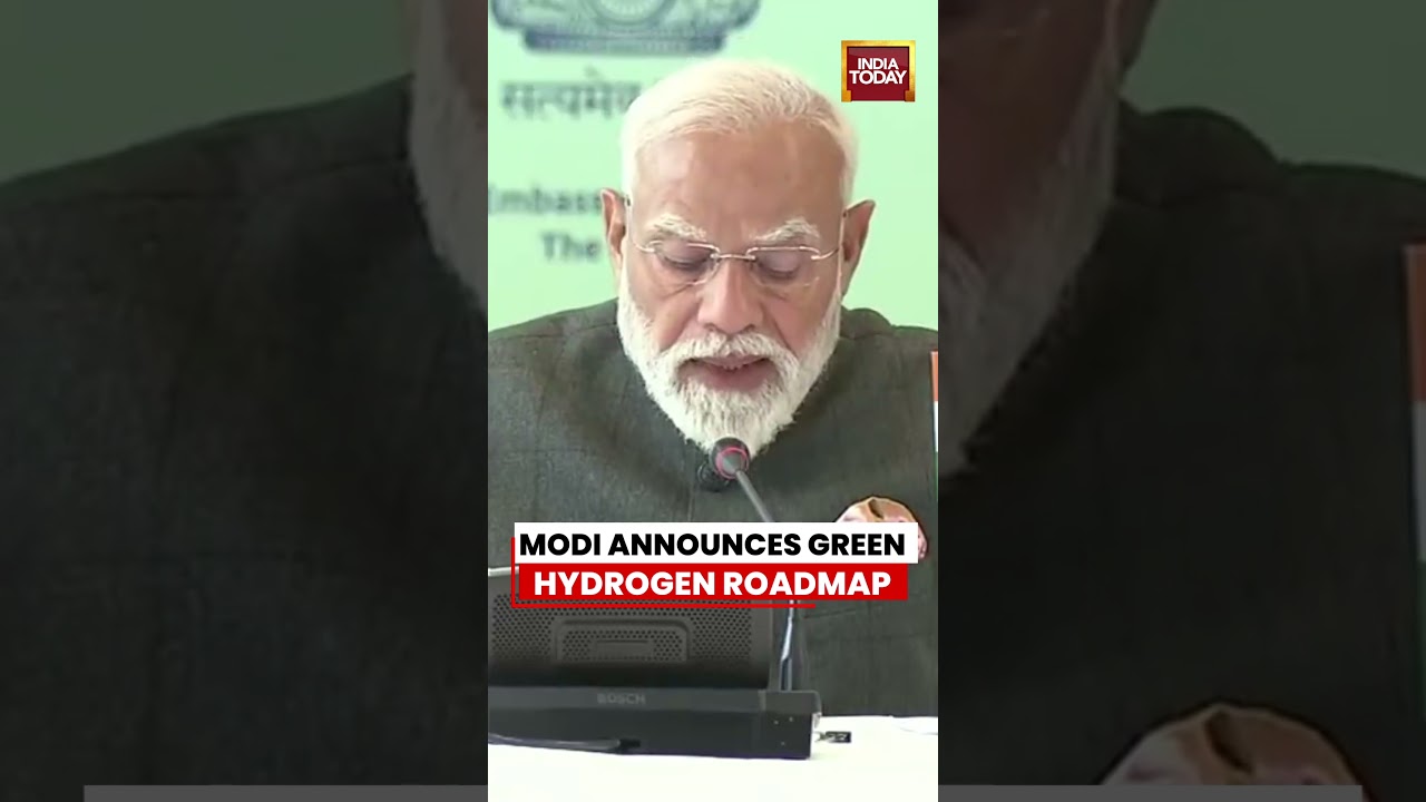 PM Modi Announces Green Hydrogen Roadmap | India-Netherlands Energy Partnership Boost #pmmodi