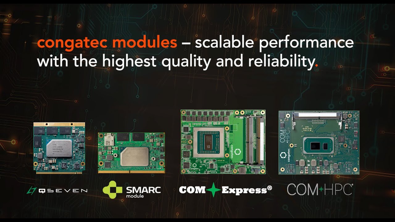 congatec at a glance | Embedded Computer-on-Modules &mdash; COM HPC, COM Express, SMARC, Qseven