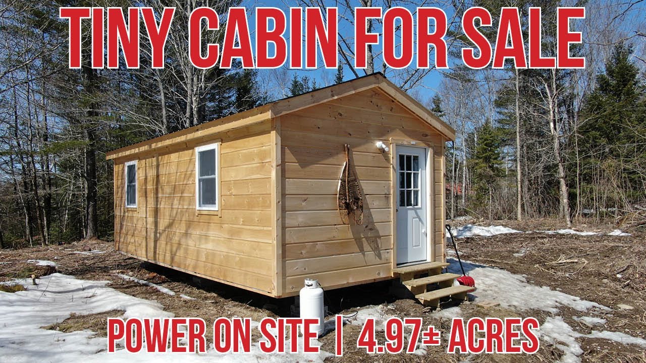 Amish-Made Cabin on 4.97± Acres | Maine Real Estate