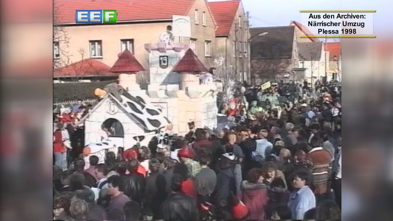 Karnevalsumzug Plessa 1998