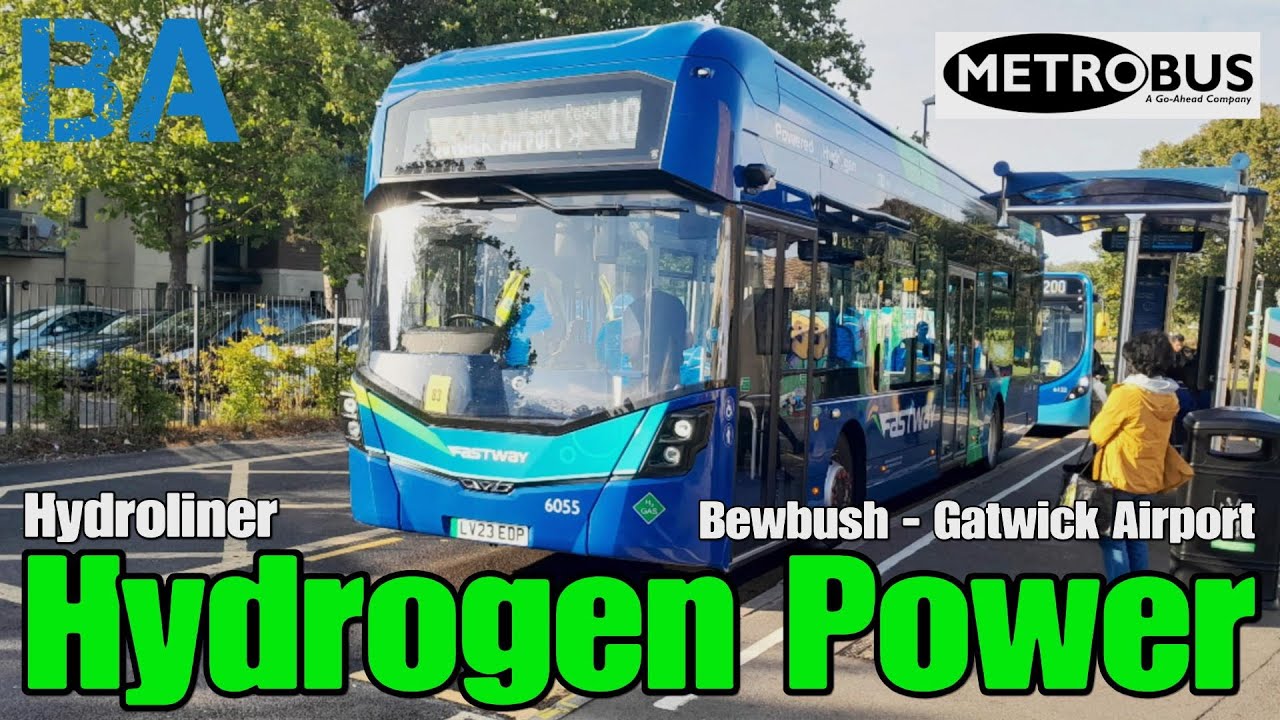 Hydrogen Power - Bus Trip - Wright Hydroliner - Metrobus - Fastway 10