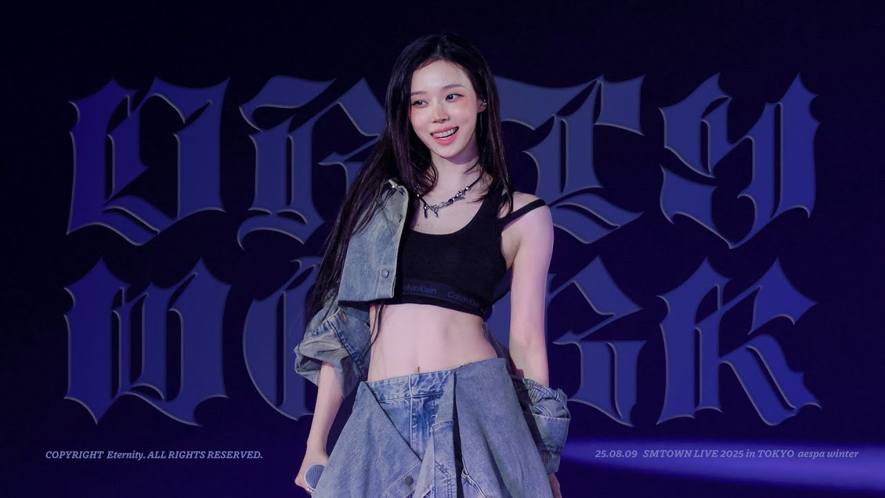 [4K] 250809 SMTOWN LIVE 2025 in TOKYO - 'Dirty Work' 에스파 윈터 직캠 | aespa WINTER [FANCAM]