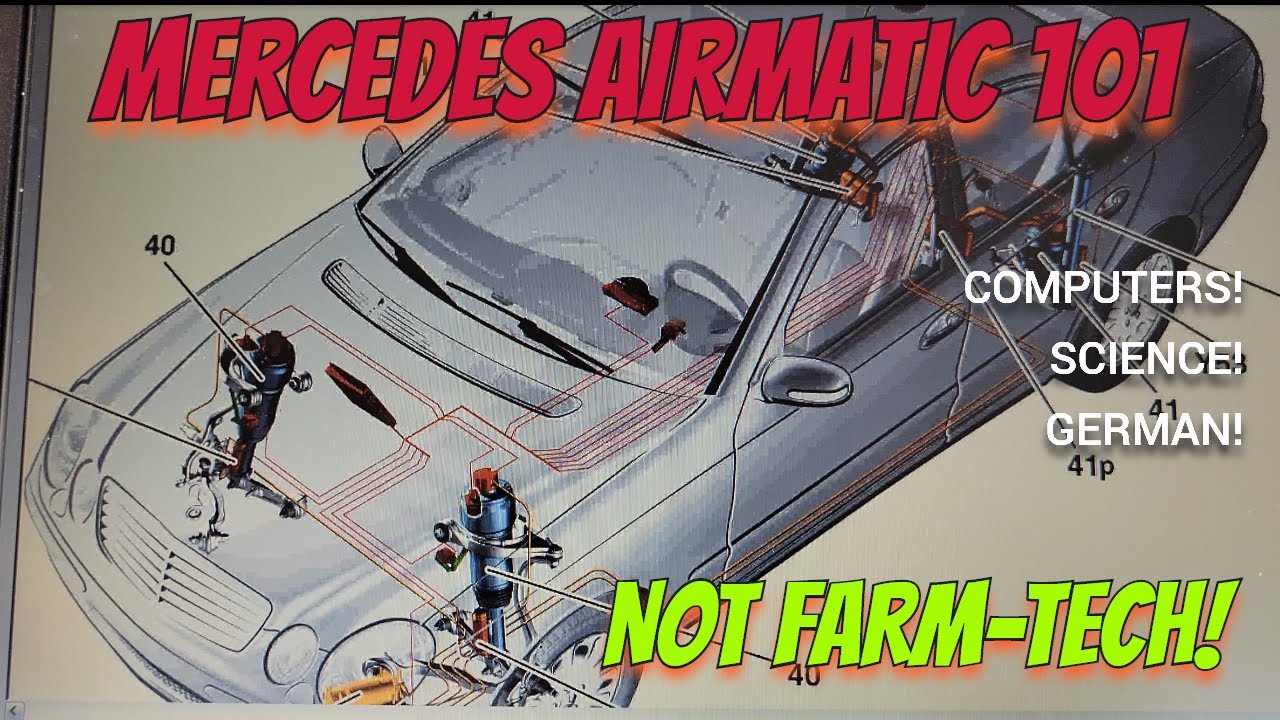 QUICKIE - Mercedes W211 AIRMatic 101 - How it kinda works and what goes wrong..