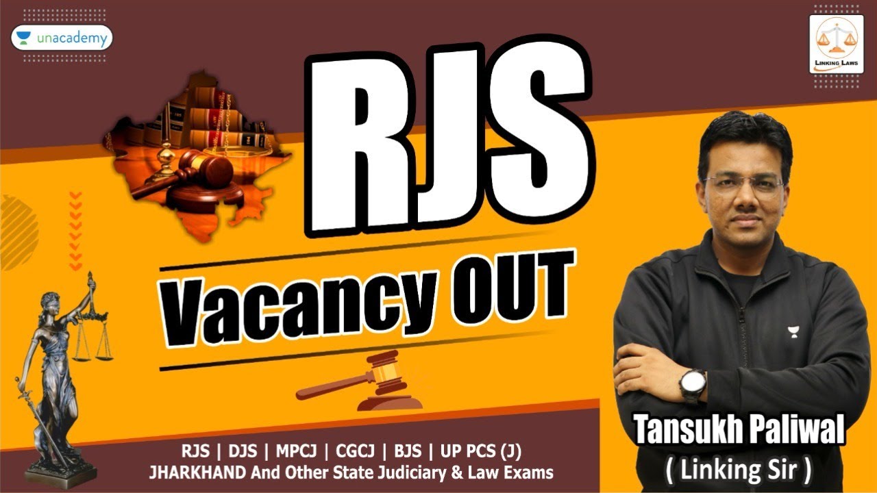 RJS Vacancy is OUT | Rajasthan Judiciary | Notification | Linking Law | By Tansukh Paliwal
