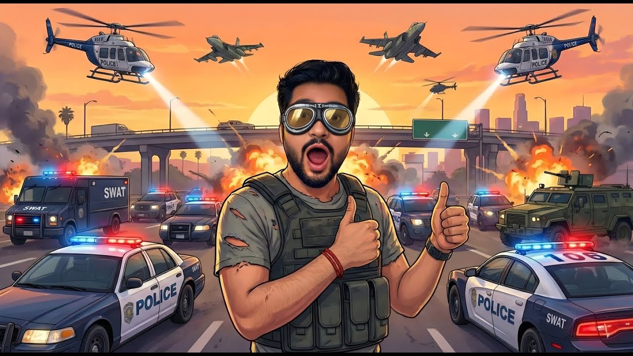 GTA 5 LIVE | 5-Star Wanted Level Until I Get Caught🚨