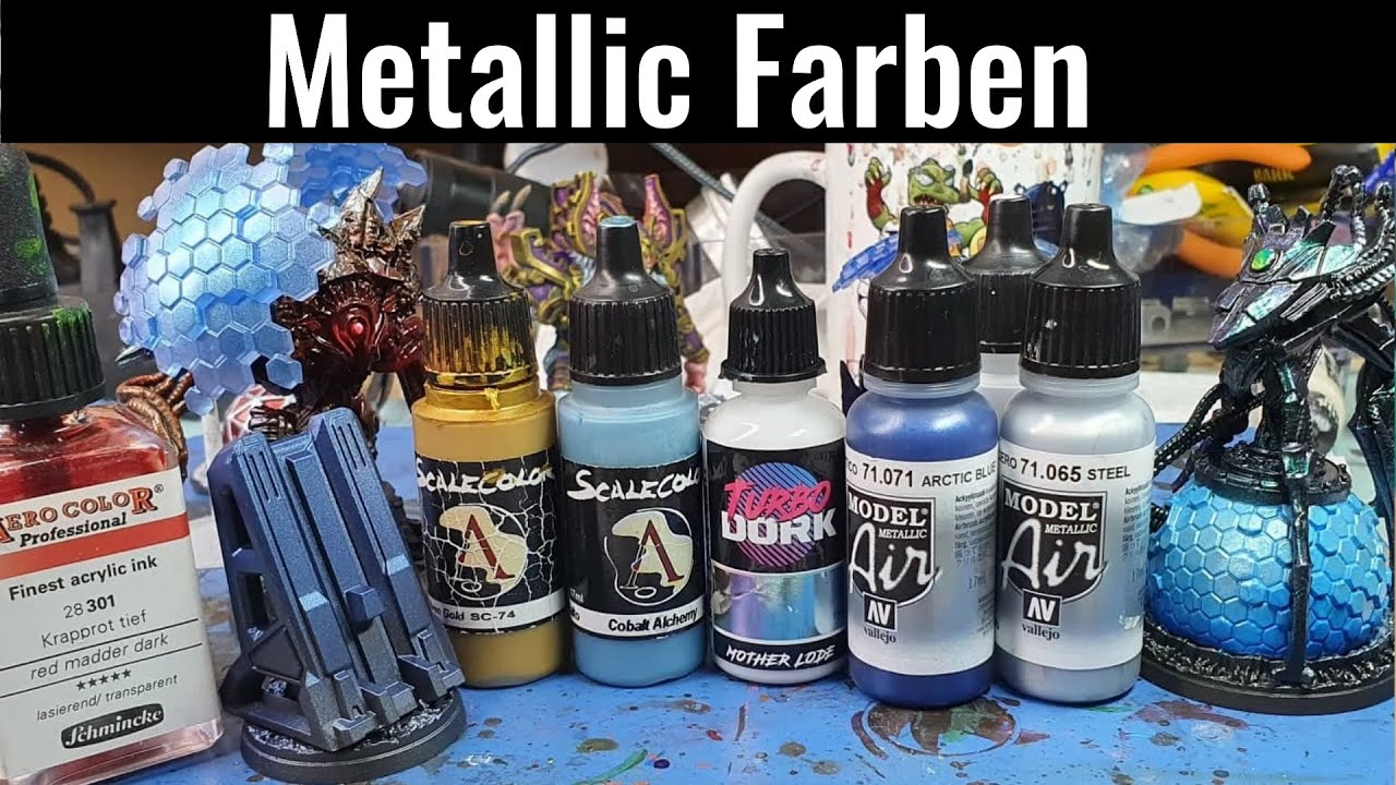 Miniaturen F&A - Metallic Farben