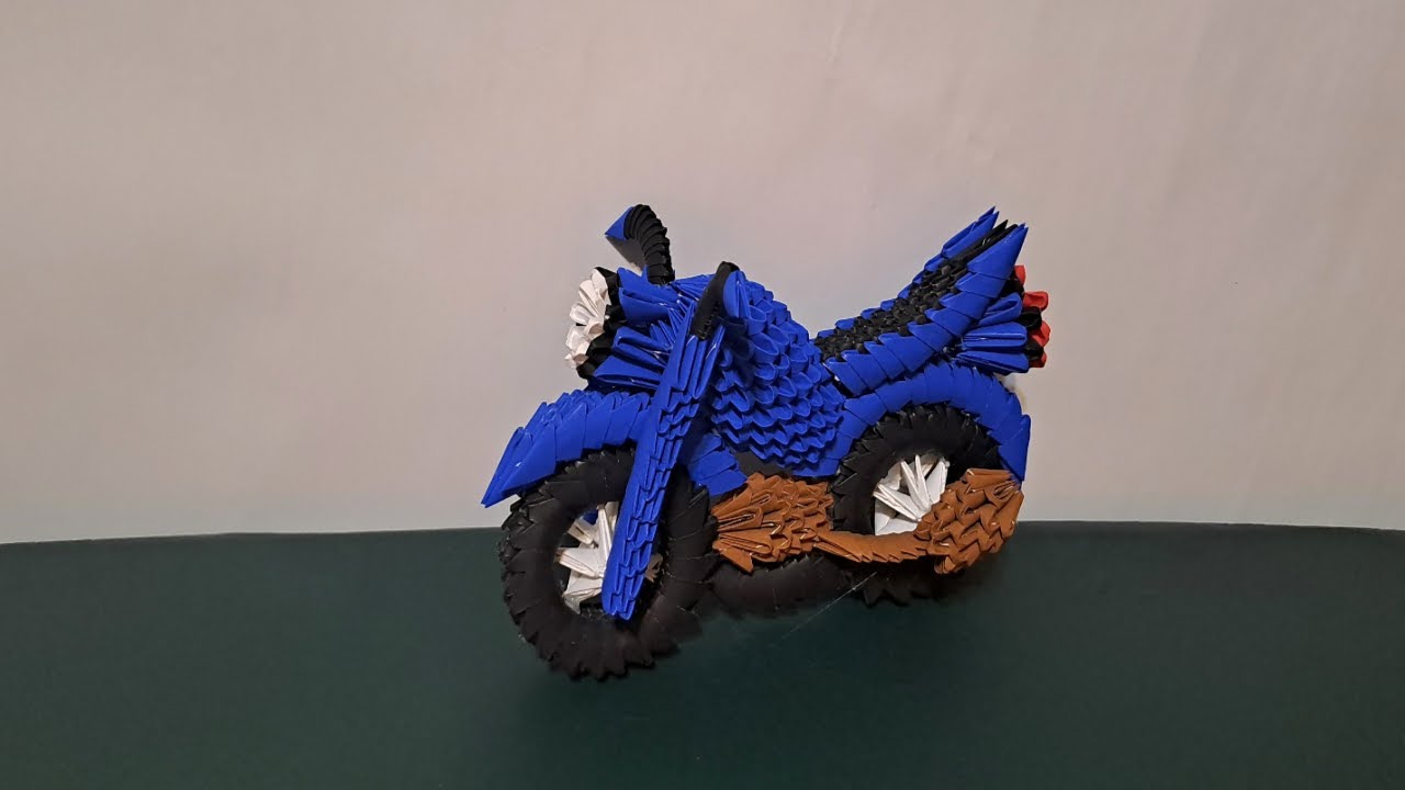 Tutorial Membuat Origami 3D Motor/Tutorial for Making 3D Origami Motorcycles