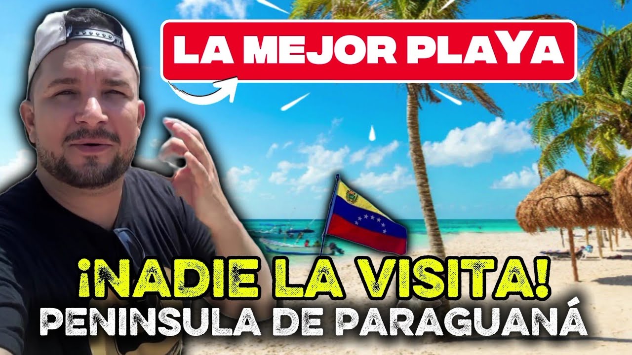PLAYA "EL PICO"  HISTÓRICA en  PARAGUANÁ 🏝VENEZUELA🇻🇪