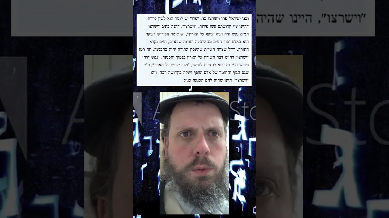 Ноам Элимелех, глава Шмос, хасидская Библия, проповедь, Исход 1: смирение приносит плодотворность.